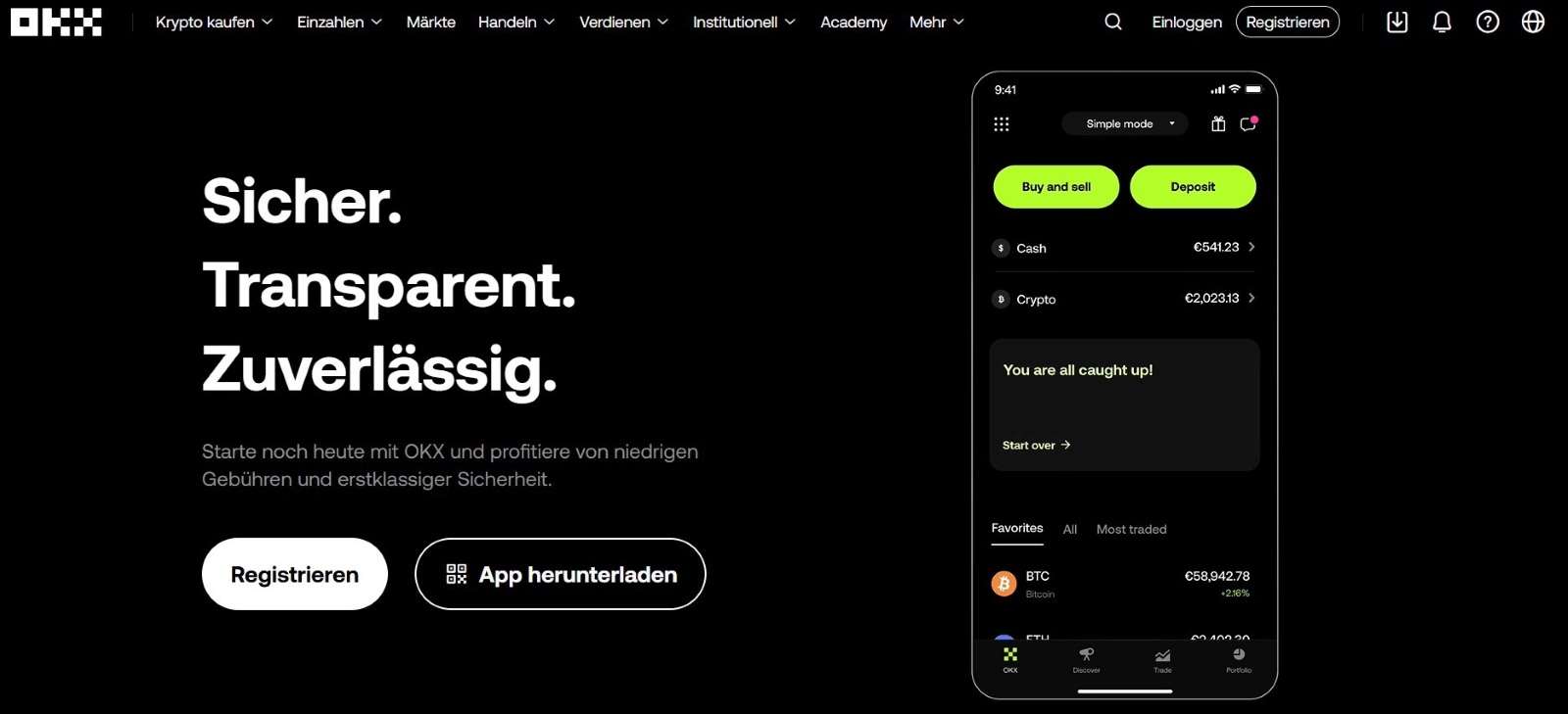 okx homepage