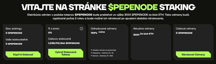 pepenode staking