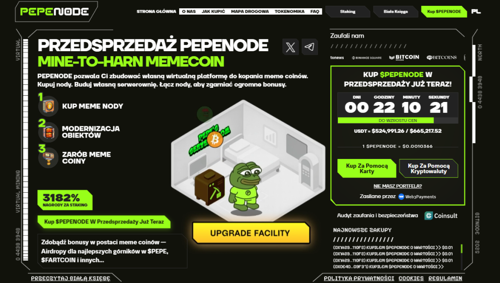 Pepenode: gdy memy spotykają się z wirtualnym wydobyciem