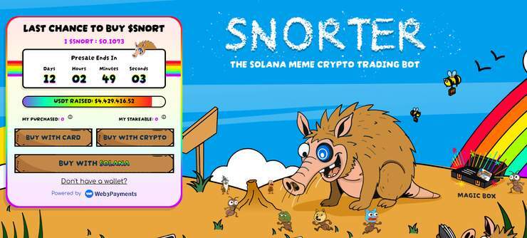 snorter token Solana Ethereum staking
