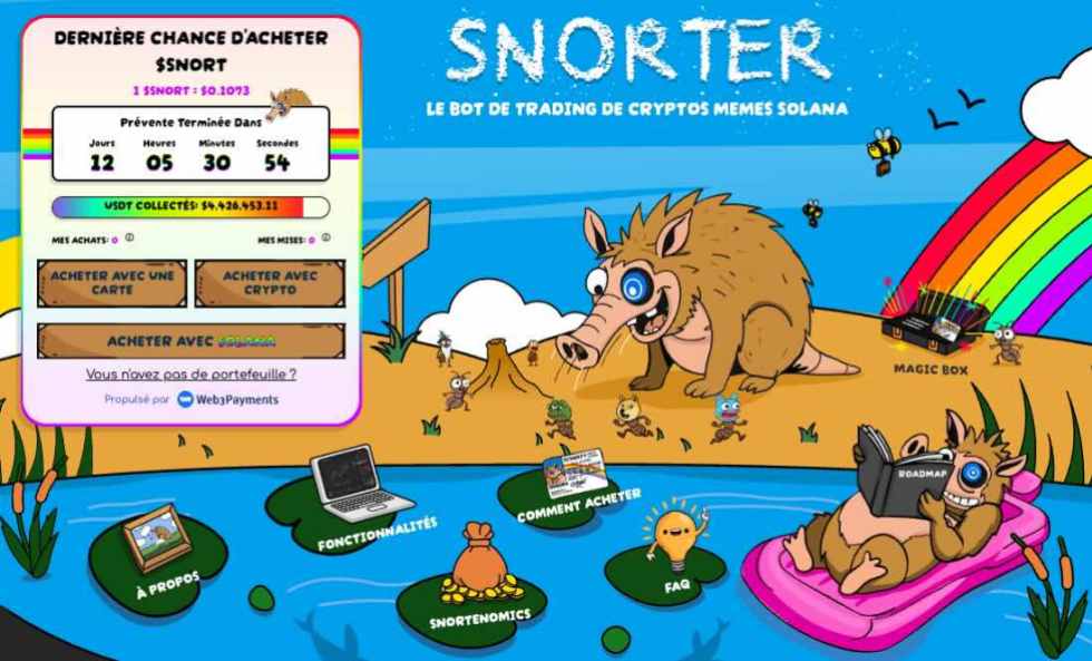 Prévente Snorter Token