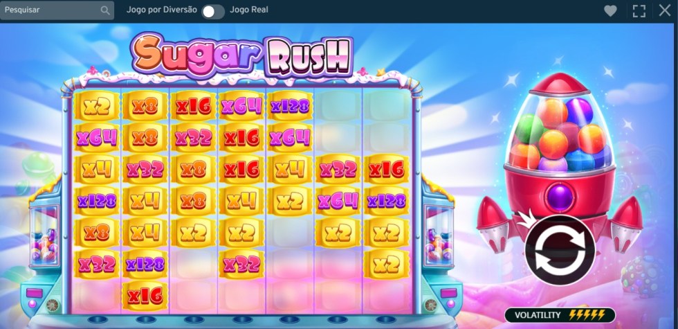 Sugar Rush é uma alteranativa ao Jogo do Tigrinho e tem versão demo