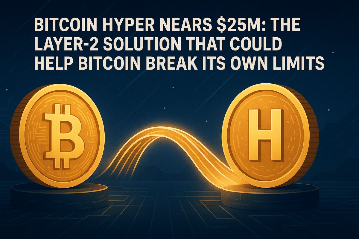 Bitcoin Hyper Nears $25M: The Layer-2 Solution That Could Help Bitcoin Break Its Own Limits