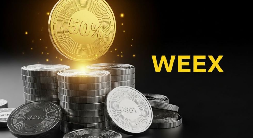 รูปโปรโมชั่น Weex โบนัส 50% สำหรับเงินฝาก 100 USDT