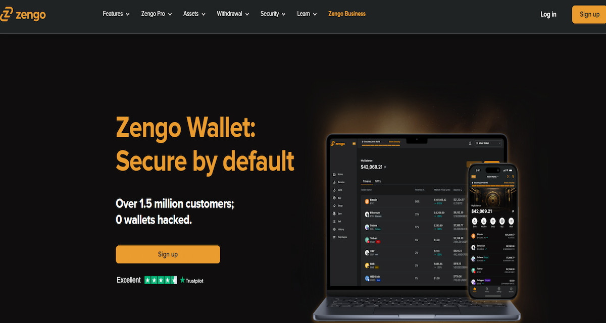 Zengo Wallet – Η πιο ασφαλής hot Ethereum wallet επιλογή