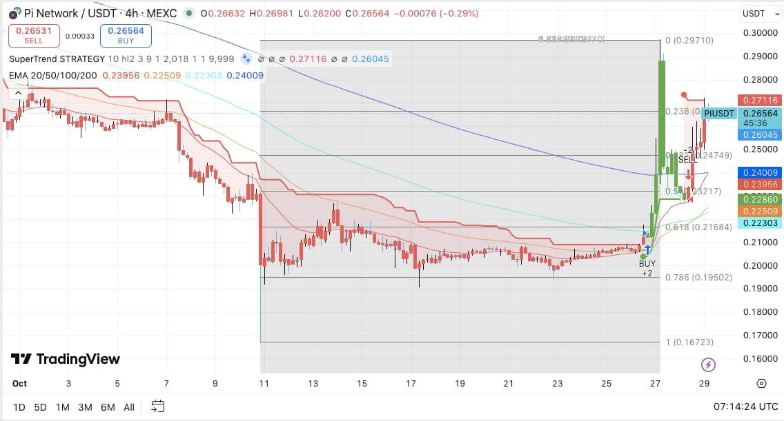 強気モメンタムは一時停止中のパイネットワーク 価格