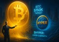 세일러의 15만 달러 비트코인 가격 전망, 레이어 2 솔루션 $HYPER에 대한 관심 키워...