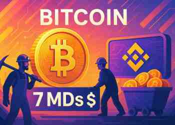 Bitcoin : 7 Mds $ transférés par les mineurs sur Binance, pression vendeuse en vue ?