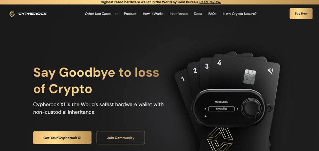 Cypherock Wallet – inovatīva fiziskā atslēgu rezerves sistēma