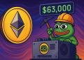 ベストアルトコインが反発局面へ──Tom LeeがETH 63,000ドル予測を提示、PEPENODEが注目に