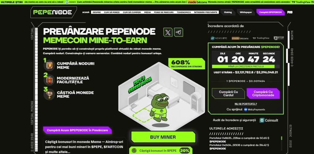 Altcoin 3 Pepenode (PEPE)