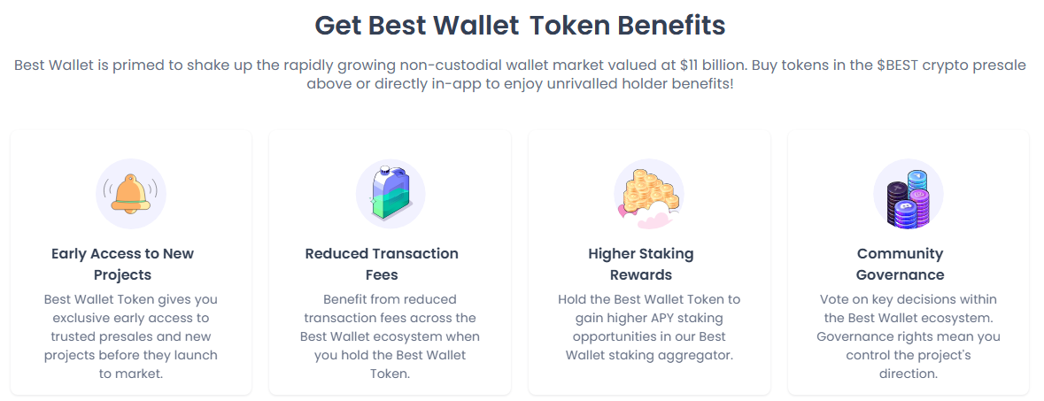 Die Vorteile von Best Wallet Token.