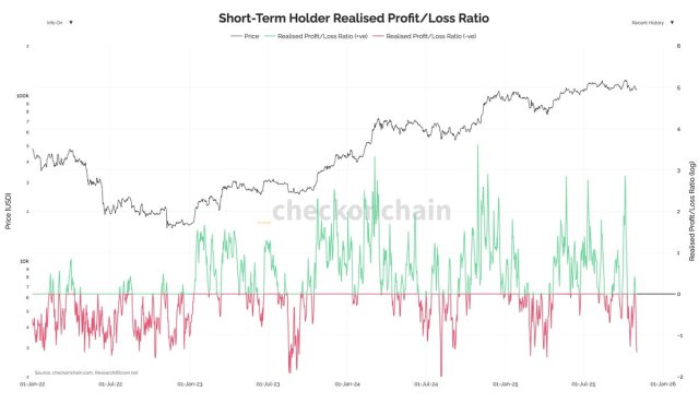 Bitcoin Market Pain: Short-Term Holders Face Heavy Losses As Realized Profit/Loss Ratio Turns Negative