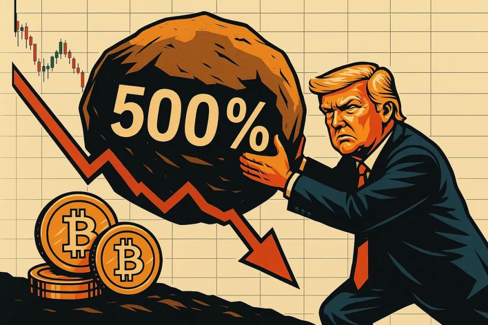 Bitcoin sa prepadol pod 93 tisíc Trump 500 % clá