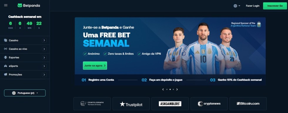 Betpanda é uma das casas de apostas recomendadas