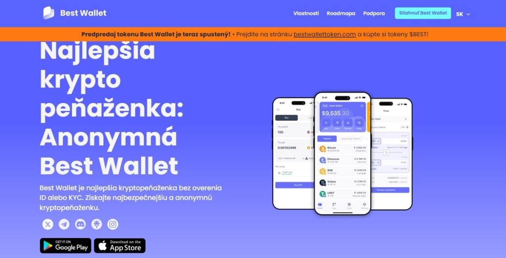 Krok 1 – Vytvorte si kryptopeňaženku