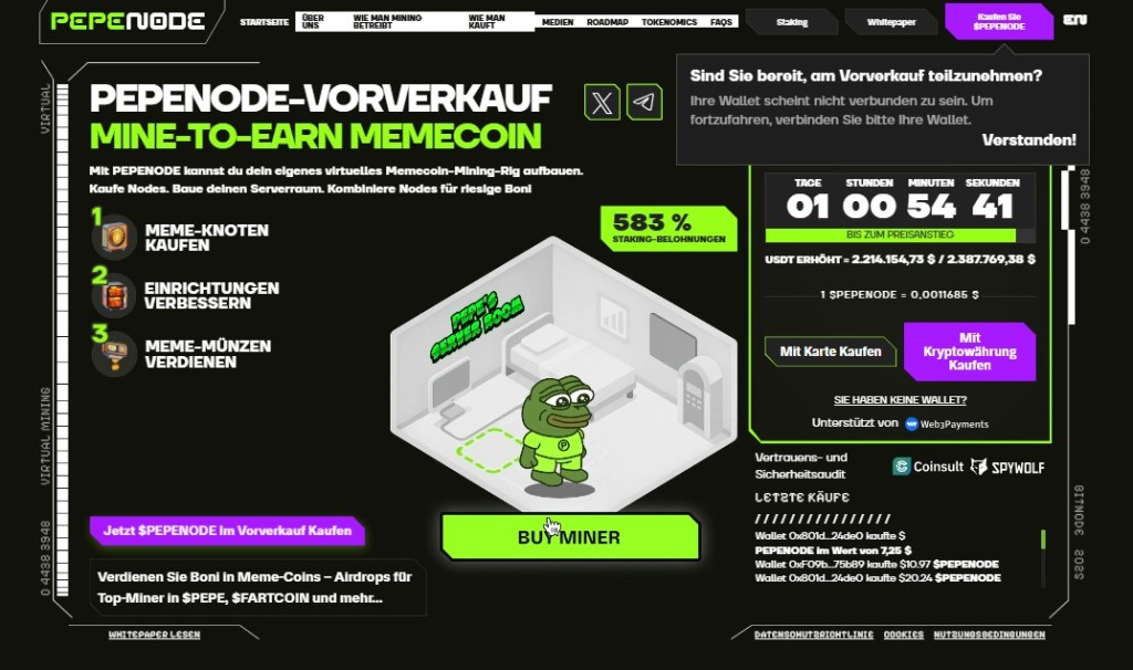 PEPENODE Launch Datum