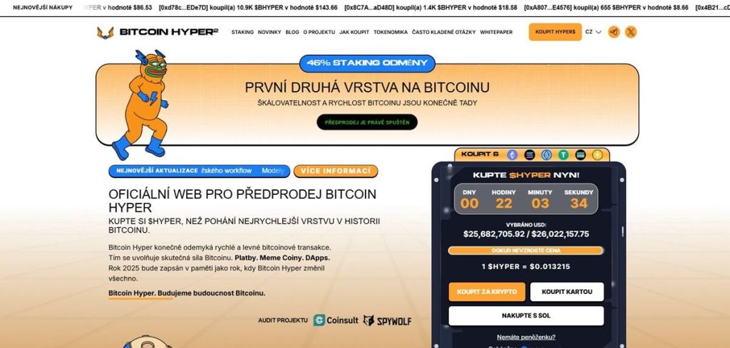 Proč cena Bitcoin Hyper roste
