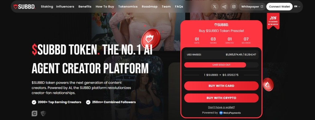 SUBBD presale Kryptowährungen