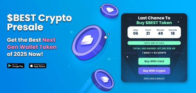 Best Wallet Token presale ends in 6 days.