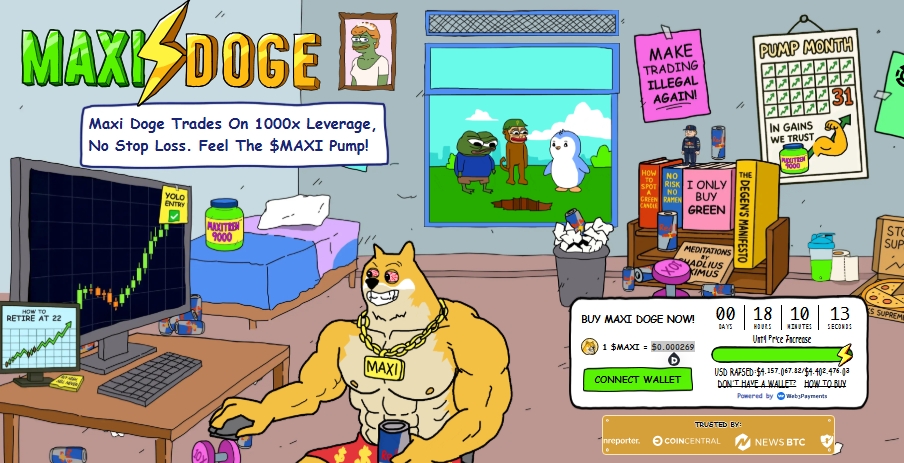 Der Maxi Doge-Vorverkauf ist live.