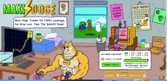 Maxi Doge presale is live.