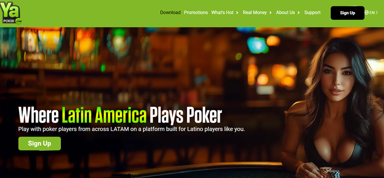 4. Ya Poker – lanksti ir žaidėjams draugiška platforma