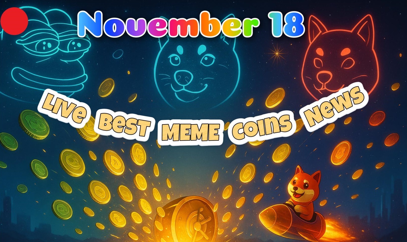 Live Best Meme Coins Updates Today: Bitcoin Crashes to K but Starts Recovery, Solana ETFs to Launch Soon, and More…