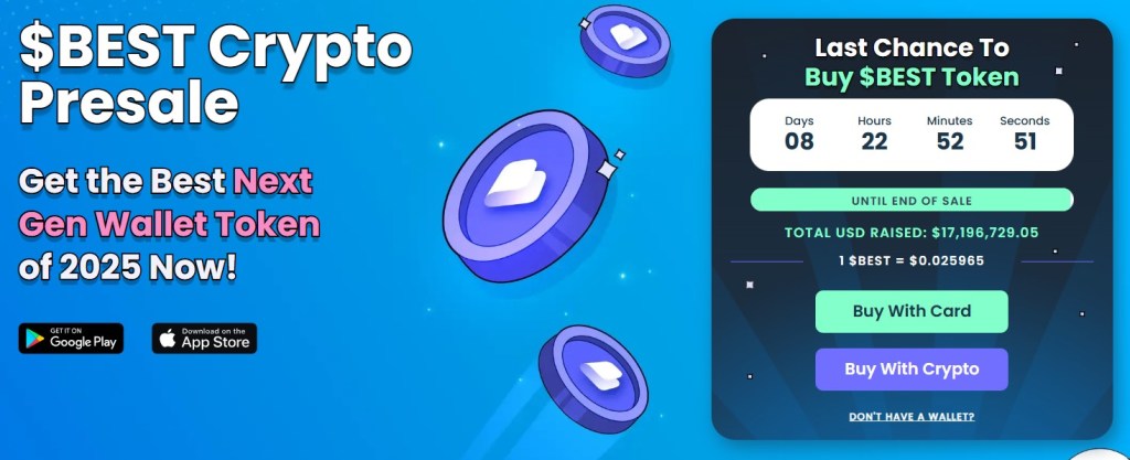 Strona przedsprzedaży best wallet token