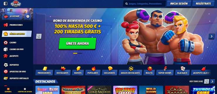 Big Clash es uno de los mejores casinos online del momento