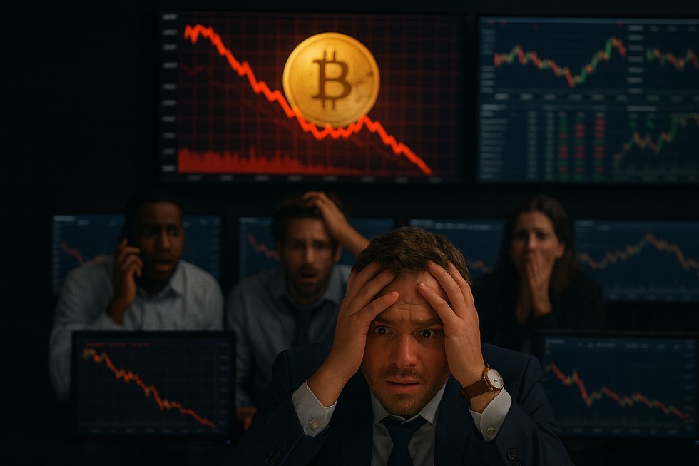 Bitcoin spada poniżej 100 000 USD