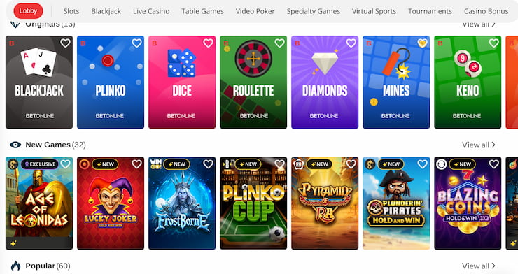 BetWhale Casino payment confirmation screen displaying secure deposit options for real money Alabama casino players.