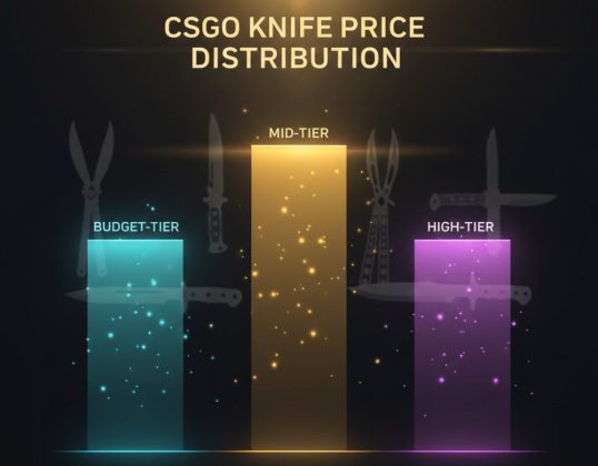 CSGOナイフの価格帯をイメージ化した図解