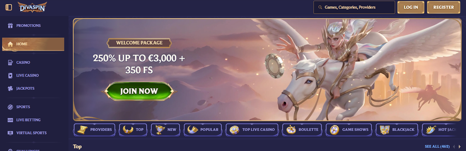Divaspin casino sportboek en spellenprogramma 