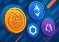 投資家が注目する新しい仮想通貨:Pepenode、Ethereum、Chainlink、Uniswap