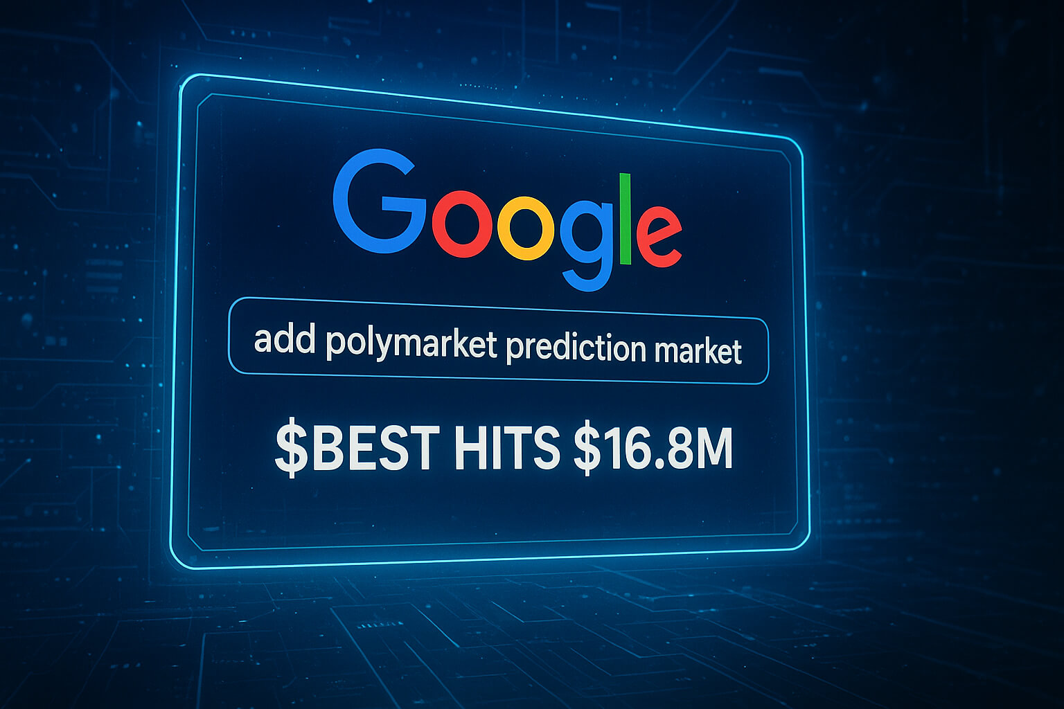 Google Plans to List Polymarket in Search Results as Best Wallet Raises $16.8M in Presale
