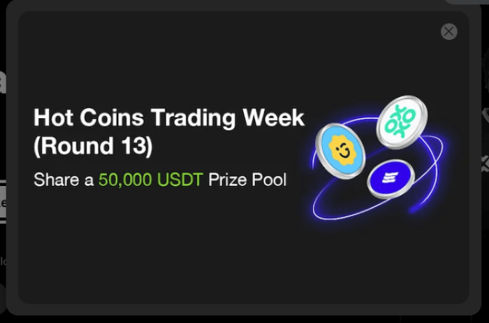 Hot coins trading week -- Round 13.