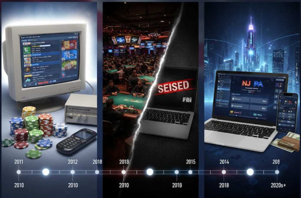 Brief History of Online Poker in the US