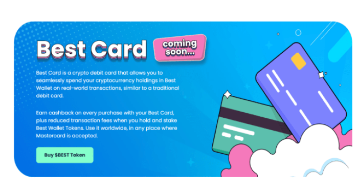 Best Wallet Announces Upcoming Launch of “Best Card” Crypto Debit Card.