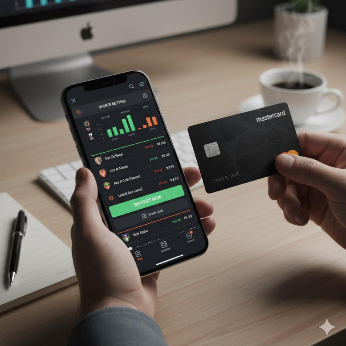 Apostas com Cartão de Crédito