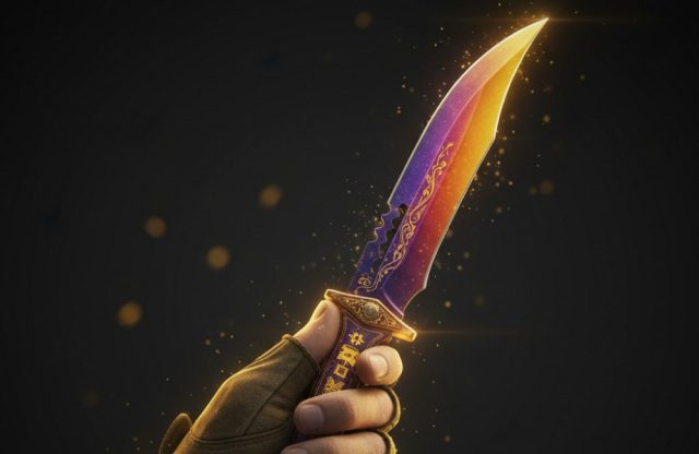 CSGOのナイフが象徴的存在として扱われる理由を示すイメージ