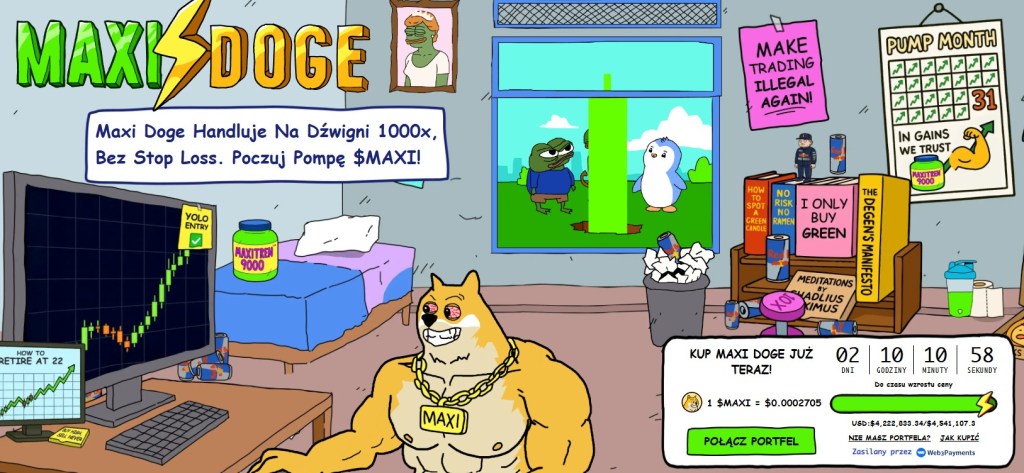 Strona główna przedsprzedaży Maxi Doge