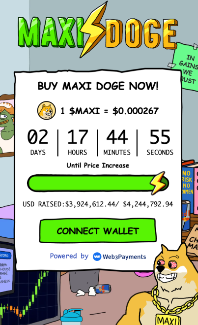 strona główna przedsprzedaży maxi doge – najbardziej obiecująca kryptowaluta dla fanów dogecoin i shiba inu