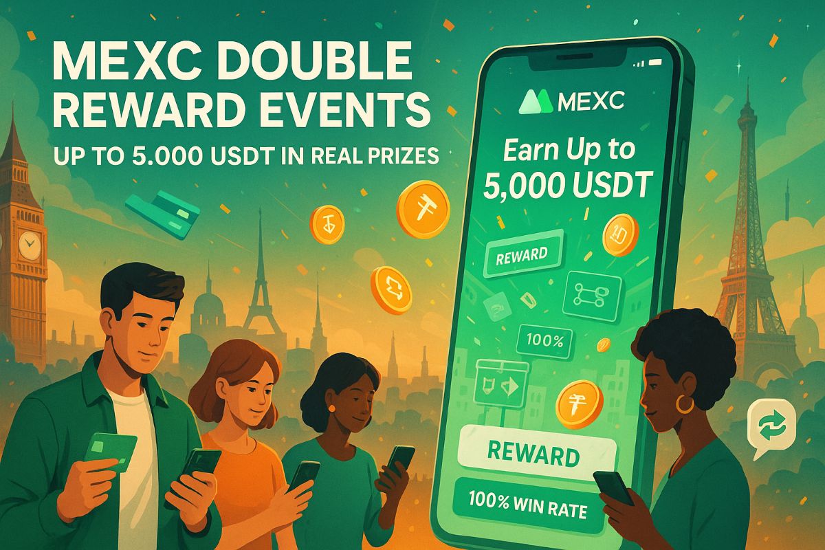 MEXC Double Reward Events Unlocks 18 $USDT Instant Earnings for New Users, $5K Prize Pool