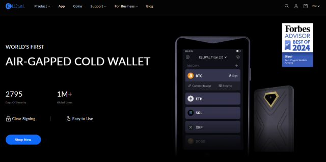 migliori wallet crypto - ellipal