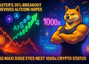 Aster’s 26% Breakout Revives Altcoin Hopes As Maxi Doge Eyes Next 1000x Crypto Status.