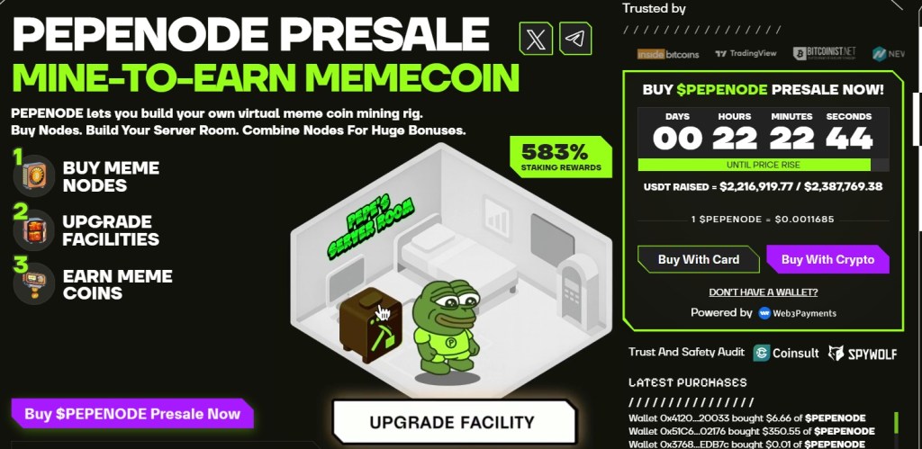 Strona główna przedsprzedaży PEPENODE