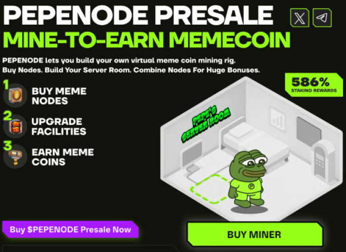 PEPENODE mine to earn explanation.