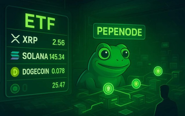 Franklin Templeton ETF Adds Dogecoin, XRP, Solana – Spotlight Turns to PEPENODE’s 10x Potential
