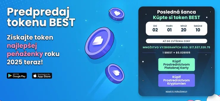 predpredaj kryptomeny Best Wallet token